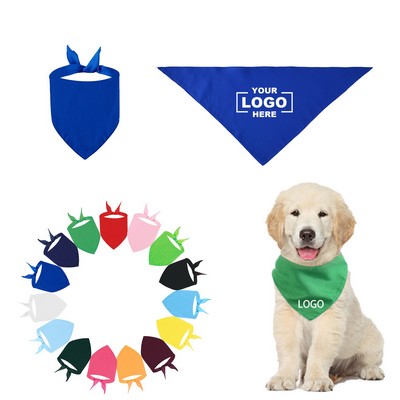 Medium Size Polyester Pet Bandana